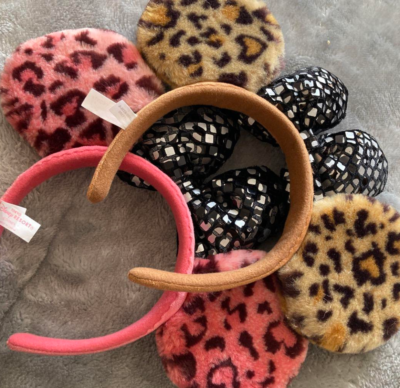 Disney Parks Leopard Animal Print Headband Tokyo Disney Resort Headband Ears Minnie Mouse leopard print  main image 3