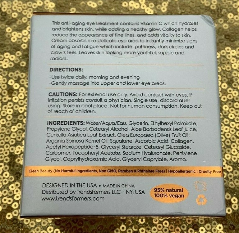 CLAIR BEAUTY Vitamin C & Collagen Moisturizing Day Cream (30mL), Exp 07