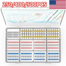 500PCS Waterproof Solder Seal Sleeve Heat Shrink Butt Wire Connectors Terminals