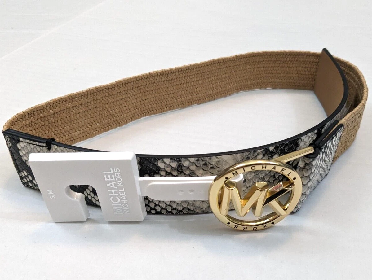 Michael kors braided belt outlet