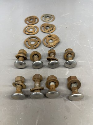 #ad 1966 1972 Ford Fairlane Galaxie Front Bumper Bolts Anti Squeak Washers Torino OE $64.67