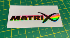 Matrix logo vinyl decal sticker angling tackle box fishing car van laptop