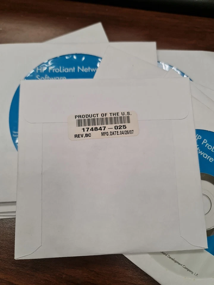 HP CD DRIVER DOCUMENTATION PROLIANT NETWORKING SOFTWARE 174847-025 REV BC - Immagine 3 di 3