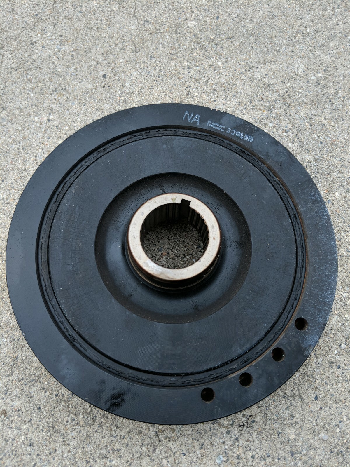 OEM Honda Acura Crankshaft Pulley Crank Harmonic Balancer Keyway 13810