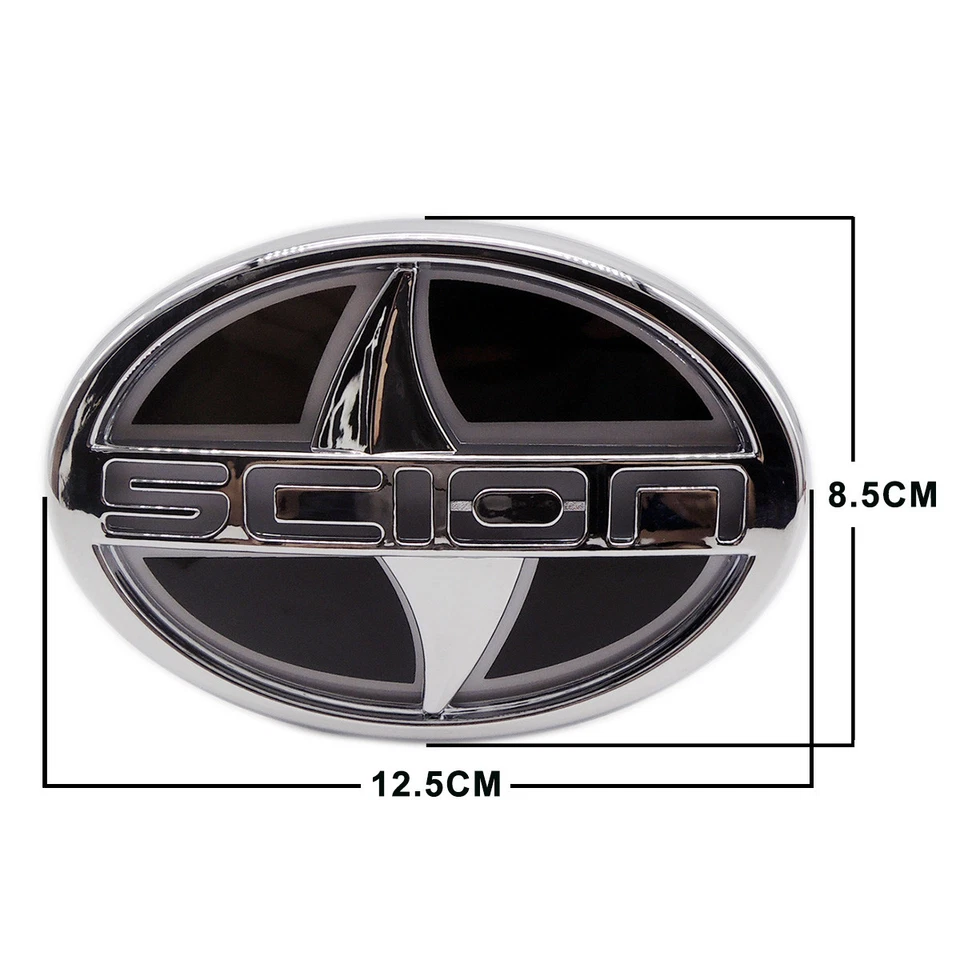 New For Scion 12.5X8.5CM Sport 5D Car LED Tail Rear Logo Light Badge Lamp Emblem - Image 3 of 4