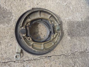 OEM FACTORY 08-15 Polaris Outlaw 50 Rear Brake Hub Backing Plate and Shoes