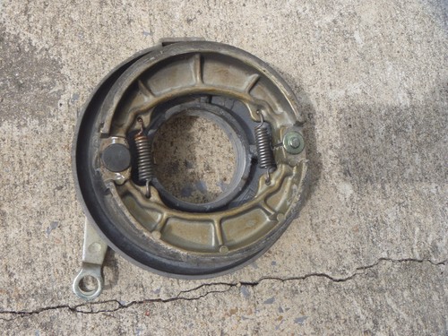 OEM FACTORY 08-15 Polaris Outlaw 50 Rear Brake Hub Backing Plate and Shoes