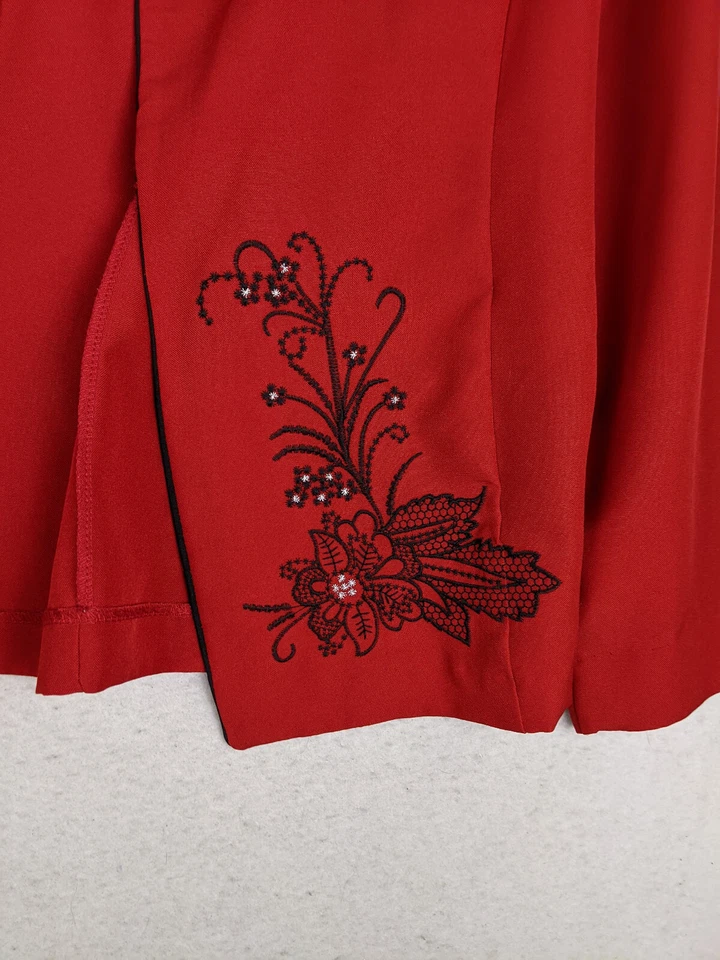 Chaqueta blazer para mujer Adrian Delafield for Haband talla XLP roja sin forro Foto 4 de 4