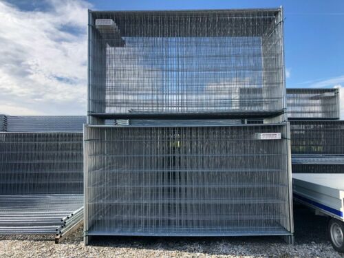Bauzaun 345x200cm | Mobilzaun | 23m | 7 Elemente | Neu - Bild 6 von 10