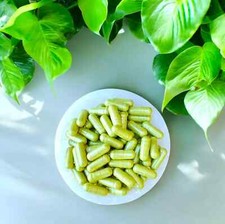 Organic Neem Leaf Capsules 500 mg 50-100-200-300-500 Herbal Supplement