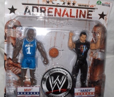 WWE  MVP + Matt Hardy Figuren Set+Zubehör ca.18 cm Wrestling   Neu,OVP,RARITÄT