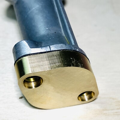 Thrust Bearing Plate made of brass 8mm for Garrard 301/401