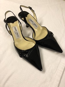 jimmy choo black slingbacks