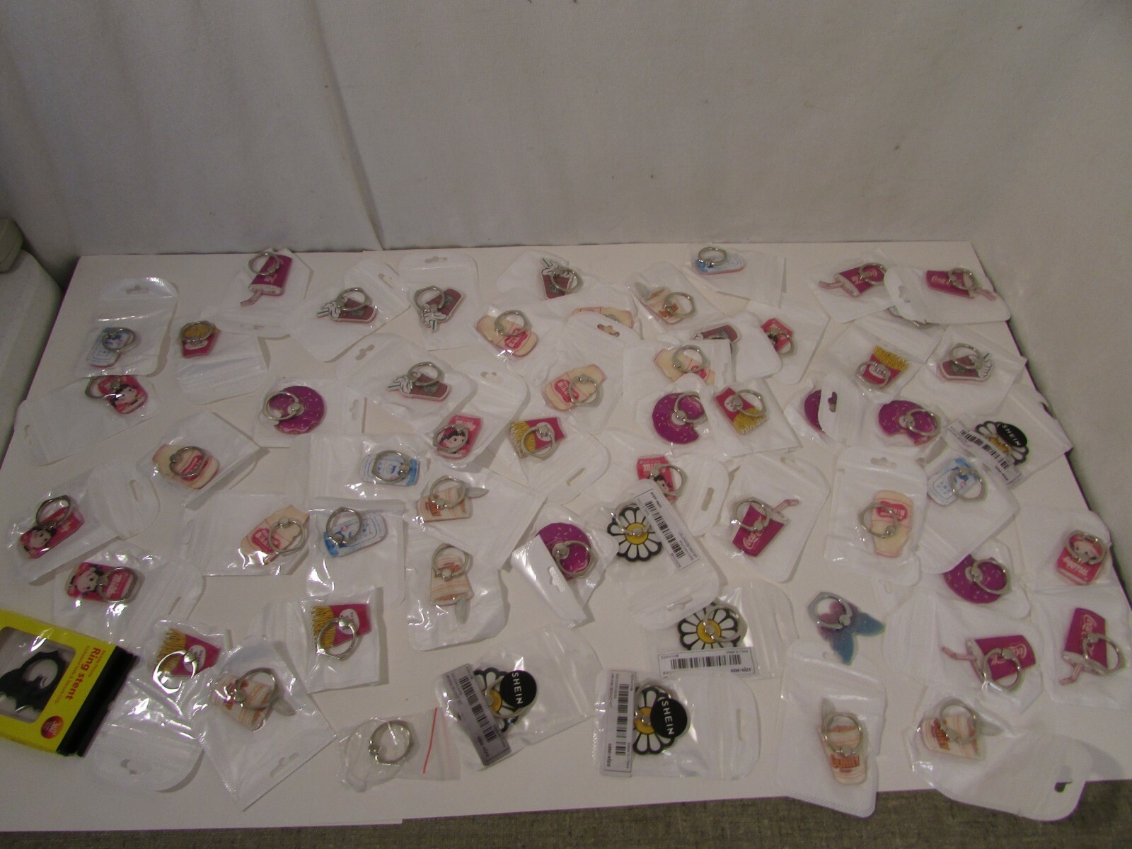 Smartphone Cellphone RING Phone Grip Holder COOL MIXED LOT - LOT OF 58-image