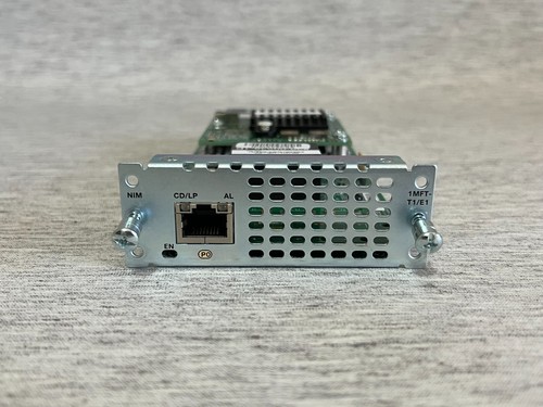 Cisco NIM-1MFT-T1/E1 1 Port Multi-Flex Trunk Voice T1/E1 Module w ...