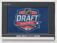 2024-25 O-Pee-Chee First Round Draft Patch DP-8 LOGAN COOLEY SSP OPC Mammoth