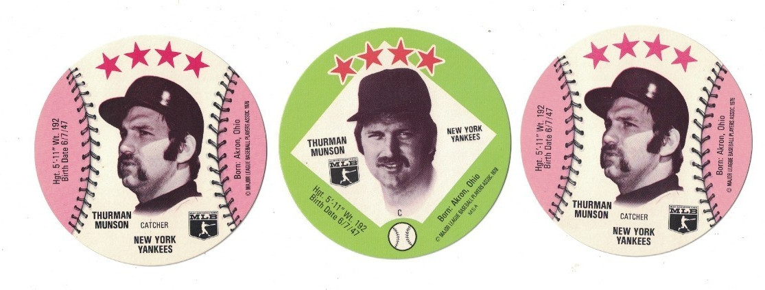 Thurman Munson (Baseball Cards 1976 Towne Club Disc) — is it worth grading?