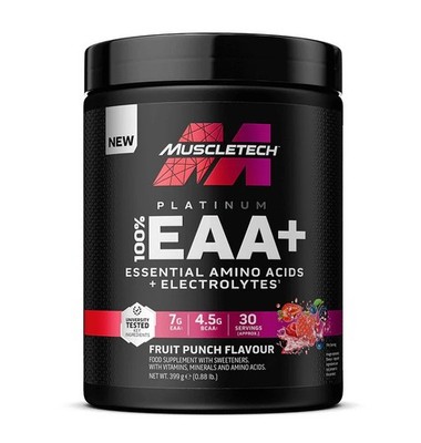 MuscleTech Platinum 100% EAA + 30 Serv. 399g Amino Elektrolyte BCAA (87,44 /kg)