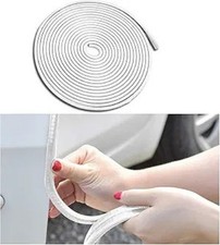 Car Door Edge Guards, U-Shape Rubber Seal Trim for Weather Proofi Color: White