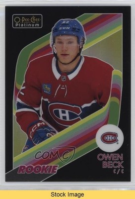 2023 O-Pee-Chee Platinum Retro Pack Wars Black Variant Owen Beck #R-67 READ 1cs1