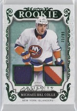 2018 Upper Deck Artifacts Rookies Emerald Material 71/99 Michael Dal Colle 2d8