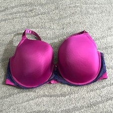 Torrid Push-Up Bra Fuchsia/Blue Size 40DDD