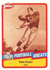 TOM FEARS 1989 SWELL FOOTBALL #50