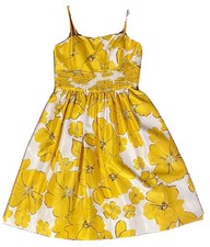 eliza J of New York Spaghetti Strap floral dress 100% Polyester Knee Length Sz 4