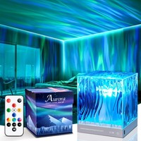 Sternenhimmel Projektor Nachtlicht Kinder RGB Nordlicht Lampe Mit Fernbedienung