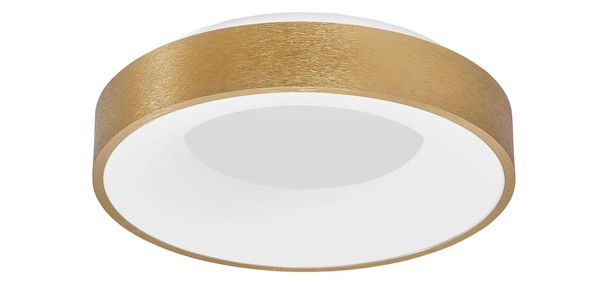 Nova Luce Rando Thin Led-Deckenleuchte 30W Dimmbar Gold GebüRstet 3000K IP20-image