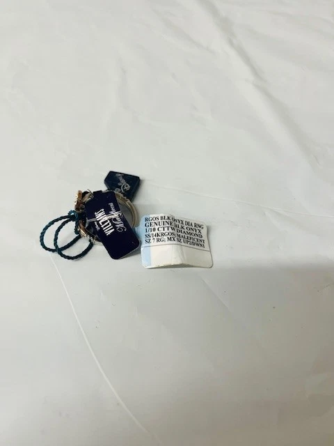 Enchanted Disney 14K RGOS w/ 1/10 CTTW Diamonds & Blk Onyx Maleficent Ring, Sz 7 - Image 4 of 4