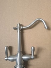 Blanco 157050-ST Neenah Jr. Two Lever Bar Faucet In Stainless Single Hole Insta