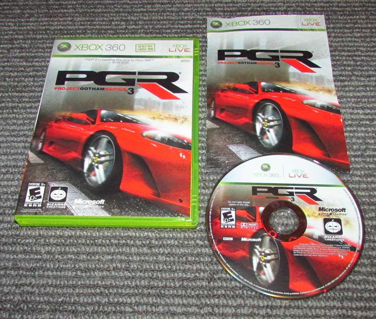Microsoft Xbox 360 Project Gotham Racing 3 Video Games for sale | eBay