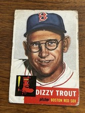 1953 Topps Baseball #169 Dizzy Trout Boston Red Sox