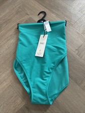 Marks and Spencer High Waist High Leg Bikini Bottoms Size 18