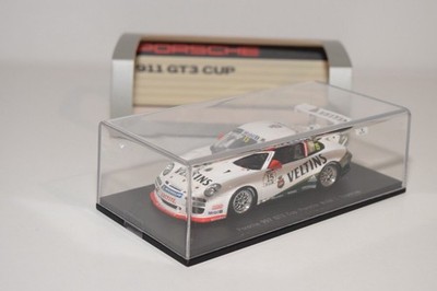 A89 1:43 SPARK PORSCHE 911 GT3 CUP MOBIL 1 SUPERCUP VELTINS RACING SIEDLER MIB