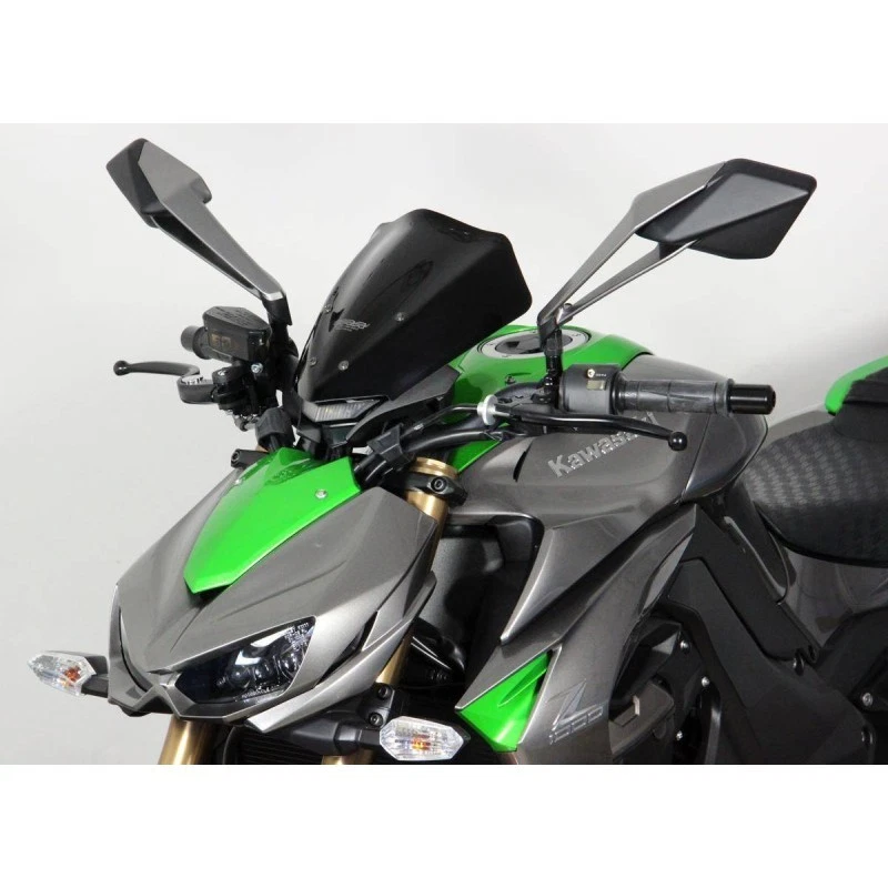 Parabrisas de carreras de motocicletas MRA NS para Kawasaki Z1000 2014 - negro Foto 3 de 4