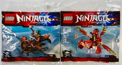LEGO Ninjago: (30421) Skybound Plane & (30422) Kai's Mini Dragon