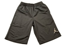 Air Jordan Mesh Basketball Shorts Gray Boys Small 8-10 years