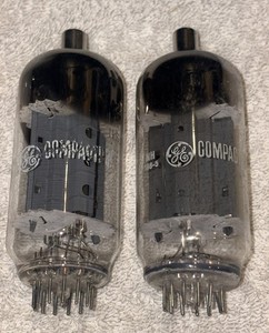 Pair GE 21LG6A Vacuum Tubes Tested Good