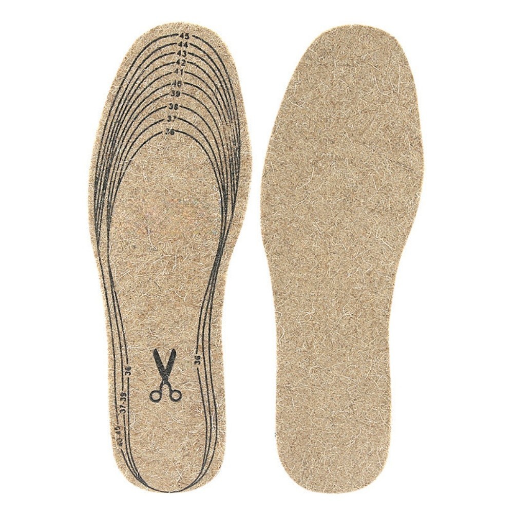 Thermal Inserts Wool Felt Insoles Wool Blend Felt Breathable Felt For Ski Boots