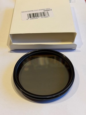 Delamax variabler Neutraldichtefilter  77 mm Graufilter  gray filter OVP