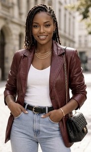 Oxblood Leather Jacket | eBay