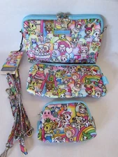 Jujube x Tokidoki Toki 20th Anniversary Collection Be Set 3 Piece Pouch Set  F
