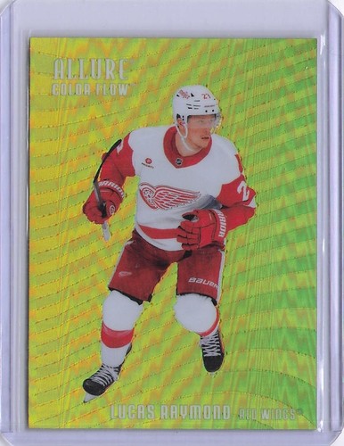 2025-26 Upper Deck Allure #CF-15 Lucas Raymond Color Flow Yellow-Green