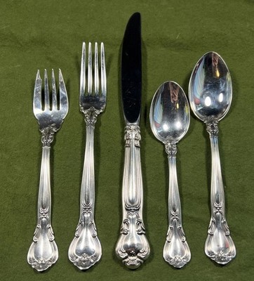 Gorham Chantilly Sterling Silver 5 Piece Place Setting
