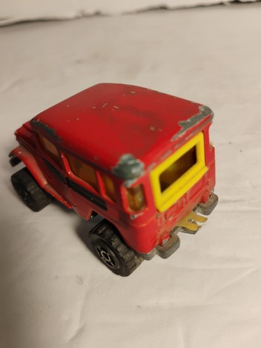 Majorette Brand |  Red Toyota 4x4 #277  Rally Made In France  - Picture 12 of 23
