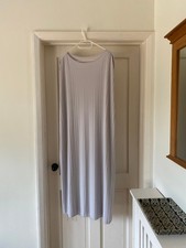 Uniqlo Pleated Light Grey Sleeveless dress Size XL