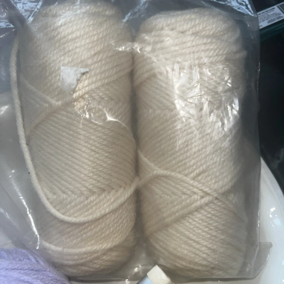 2 Bucilla Tapestry Wool Yarn Color 084-50yds. 341-90 Yds. 2 New Wool Rolls - Image 4 of 4