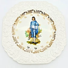 Blue Boy Lord Nelson Pottery Gainsborough Decorative Plate England 9.5"